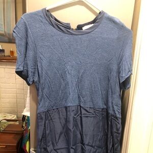 Wilfred Denim blue mixed material TShirt Small